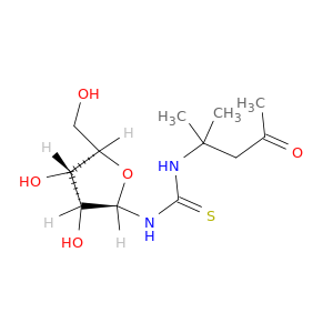 Thiourea,N-(1,1-dimethyl-3-oxobutyl)-N'-b-D-ribofuranosyl-