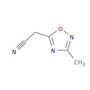 (3-Methyl-1,2,4-oxadiazol-5-yl)acetonitrile