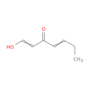 1,4-Heptadien-3-one, 1-hydroxy-