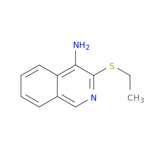 4-Isoquinolinamine, 3-(ethylthio)-