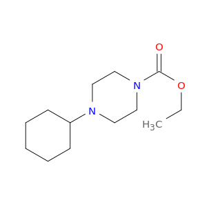 1-Piperazinecarboxylic acid, 4-cyclohexyl-, ethyl ester