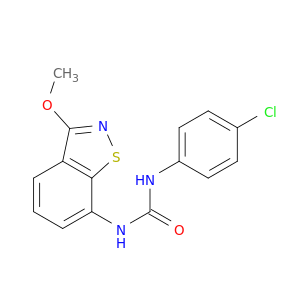 Urea,N-(4-chlorophenyl)-N'-(3-methoxy-1,2-benzisothiazol-7-yl)-