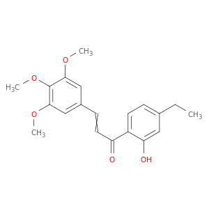 2-Propen-1-one, 1-(4-ethyl-2-hydroxyphenyl)-3-(3,4,5-trimethoxyphenyl)-