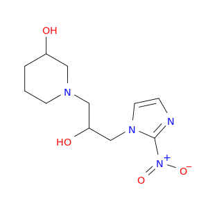 1-[2-hydroxy-3-(2-nitroimidazol-1-yl)propyl]piperidin-3-ol