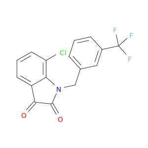 1H-Indole-2,3-dione, 7-chloro-1-[[3-(trifluoromethyl)phenyl]methyl]-