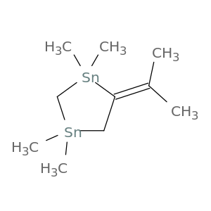 1,3-Distannolane, 1,1,3,3-tetramethyl-4-(1-methylethylidene)-