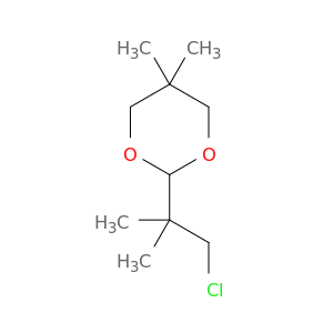 1,3-二恶烷,2-(2-氯-1,1-二甲基乙基)-5,5-二甲基-