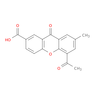 9H-Xanthene-2-carboxylic acid, 5-acetyl-7-methyl-9-oxo-