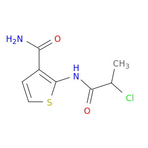 2-(2-Chloropropanamido)thiophene-3-carboxamide