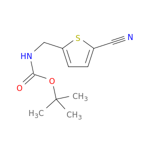 Carbamic acid, [(5-cyano-2-thienyl)methyl]-, 1,1-dimethylethyl ester