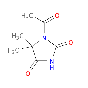 1-acetyl-5,5-dimethylimidazolidine-2,4-dione