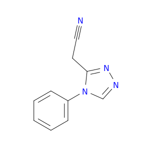 2-(4-phenyl-4H-1,2,4-triazol-3-yl)acetonitrile