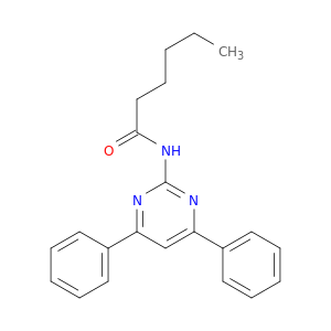 Hexanamide, N-(4,6-diphenyl-2-pyrimidinyl)-