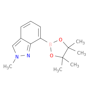 2-甲基-7-(4,4,5,5-四甲基-1,3,2-二氧硼杂环戊烷-2-基)-2H-吲唑