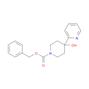 1-Piperidinecarboxylicacid, 4-hydroxy-4-(2-pyridinyl)-, phenylmethyl ester