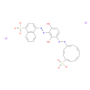 4,4'-((2,4-二羟基-1,3-亚苯基)双(二氮烯-2,1-二基))双(萘-1-磺酸钠)