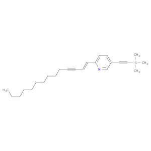 Pyridine, 2-(1E)-1-tetradecen-3-ynyl-5-[(trimethylsilyl)ethynyl]-