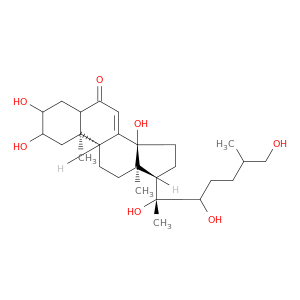 2,3,14,20,22,26-hexahydroxycholest-7-en-6-one