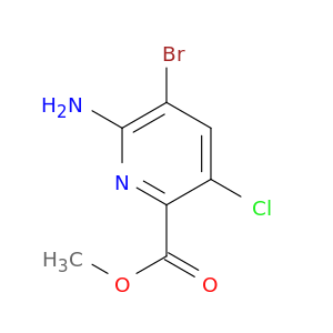6-氨基-5-溴-3-氯-2-吡啶甲酸甲酯