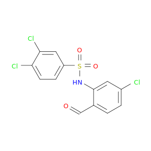 Benzenesulfonamide, 3,4-dichloro-N-(5-chloro-2-formylphenyl)-