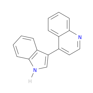 Quinoline, 4-(1H-indol-3-yl)-