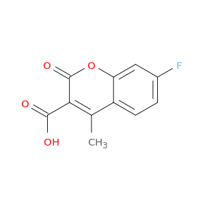 7-fluoro-4-methyl-2-oxo-2H-chromene-3-carboxylic Acid