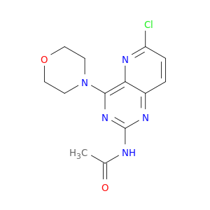 Acetamide, N-[6-chloro-4-(4-morpholinyl)pyrido[3,2-d]pyrimidin-2-yl]-