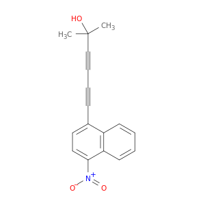 3,5-Hexadiyn-2-ol, 2-methyl-6-(4-nitro-1-naphthalenyl)-