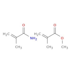 methyl 2-methylprop-2-enoate- 2-methylprop-2-enamide(1:1)