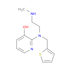 Pyridinol,2-[[2-(methylamino)ethyl](2-thienylmethyl)amino]- (9CI)