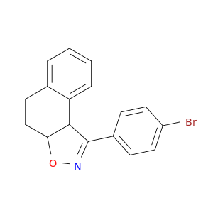 Naphth[1,2-d]isoxazole, 1-(4-bromophenyl)-3a,4,5,9b-tetrahydro-