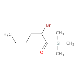 Silane, (2-bromo-1-oxohexyl)trimethyl-