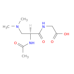 Glycine, N-acetyl-3-(dimethylamino)alanyl-
