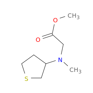 Methyl 2-[Methyl(thiolan-3-yl)amino]acetate