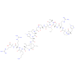 L-组氨酰-L-蛋氨酰-L-精氨酰-L-丝氨酰-L-丙氨酰-L-蛋氨酰-L-丝氨酰甘氨酰-L-亮氨酰-L-组氨酰-L-亮氨酰-L-缬氨酰-L-赖氨酰-L-精氨酰-L-精氨酸