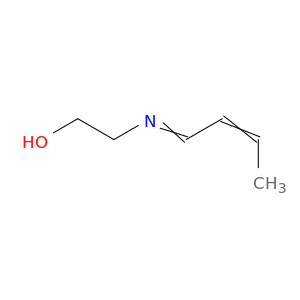 Ethanol, 2-(2-butenylideneamino)-