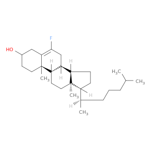 (8S,9S,10R,13R,14S,17S)-6-fluoro-10,13-dimethyl-17-[(2R)-6-methylheptan-2-yl]-2,3,4,7,8,9,11,12,14,15,16,17-dodecahydro-1H-cyclopenta[a]phenanthren-3-ol