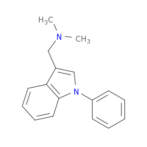 1H-Indole-3-methanamine,N,N-dimethyl-1-phenyl-