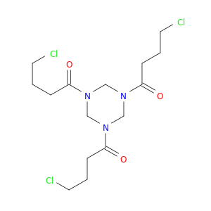 1,3,5-Triazine, 1,3,5-tris(4-chloro-1-oxobutyl)hexahydro-