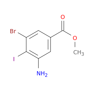 3-氨基-5-溴-4-碘苯甲酸甲酯