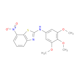 2-Benzothiazolamine, 7-nitro-N-(3,4,5-trimethoxyphenyl)-