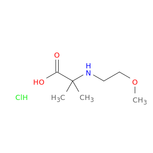 2-[(2-methoxyethyl)amino]-2-methylpropanoic acid hydrochloride