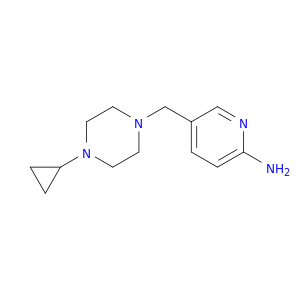 5-[(4-cyclopropylpiperazin-1-yl)methyl]pyridin-2-amine