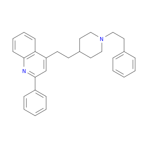 2-PHENYL-4-(2-(1-(2-PHENYLETHYL)-PIPERIDIN-4-YL)ETHYL)QUINOLINE