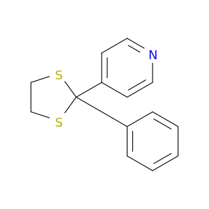 Pyridine, 4-(2-phenyl-1,3-dithiolan-2-yl)-