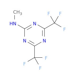1,3,5-Triazin-2-amine,N-methyl-4,6-bis(trifluoromethyl)-