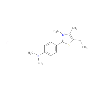 2-[4-(dimethylamino)phenyl]-5-ethyl-3,4-dimethyl-1,3-thiazol-3-ium iodide