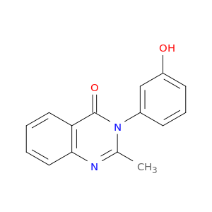 4(3H)-Quinazolinone, 3-(3-hydroxyphenyl)-2-methyl-