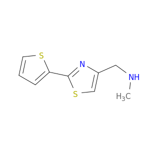 N-Methyl-1-(2-(thiophen-2-yl)thiazol-4-yl)methanamine