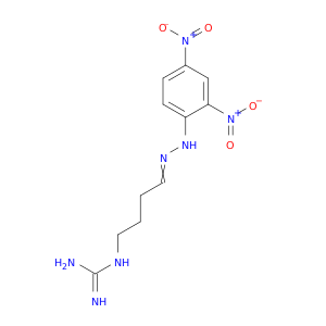 Guanidine, [4-[(2,4-dinitrophenyl)hydrazono]butyl]-
